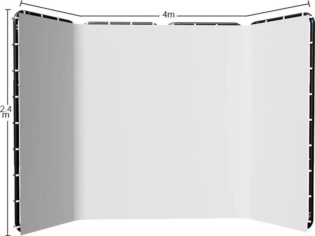 Cadre de fond pliable design compact pour shooting photo en intérieur