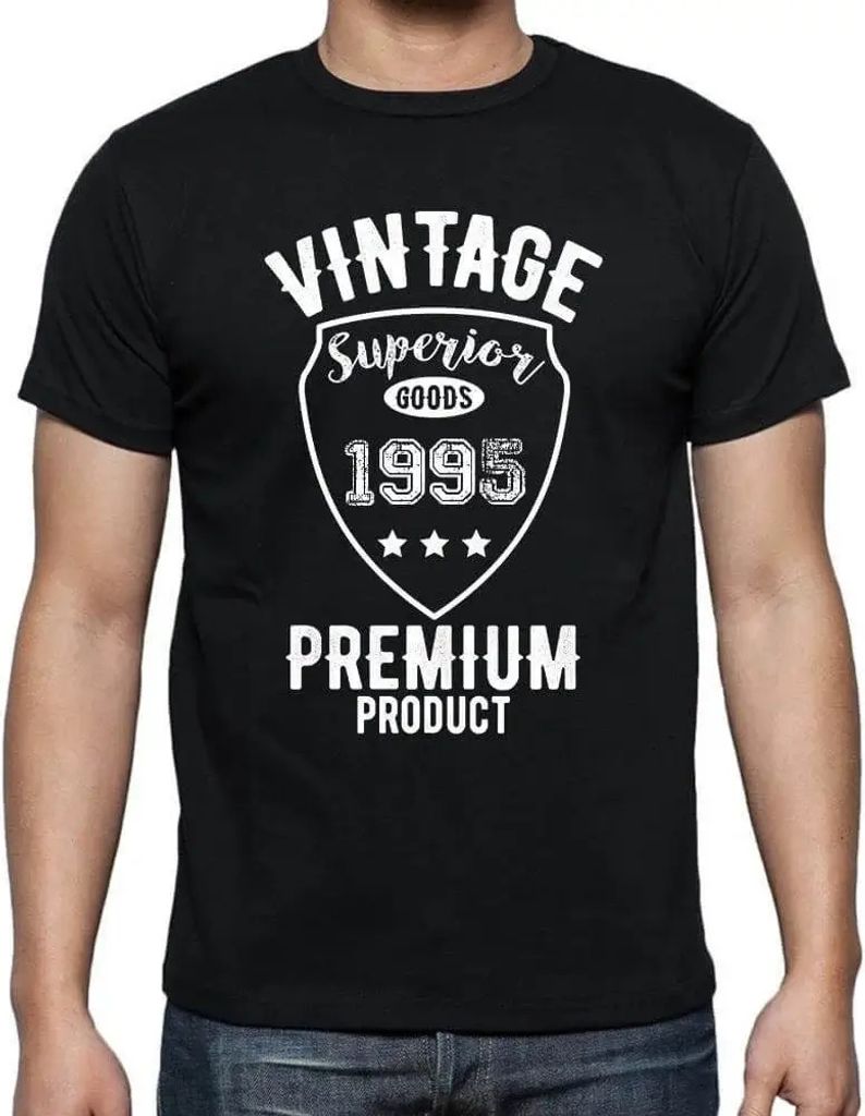 Herren Grafik T-Shirt Vintage Superior Goods Premium Product 1995 Geschenk 29. Geburtstag Jahrestag 29 Jahre Jubiläum 29 Jährige Mann Jahrgang 1995