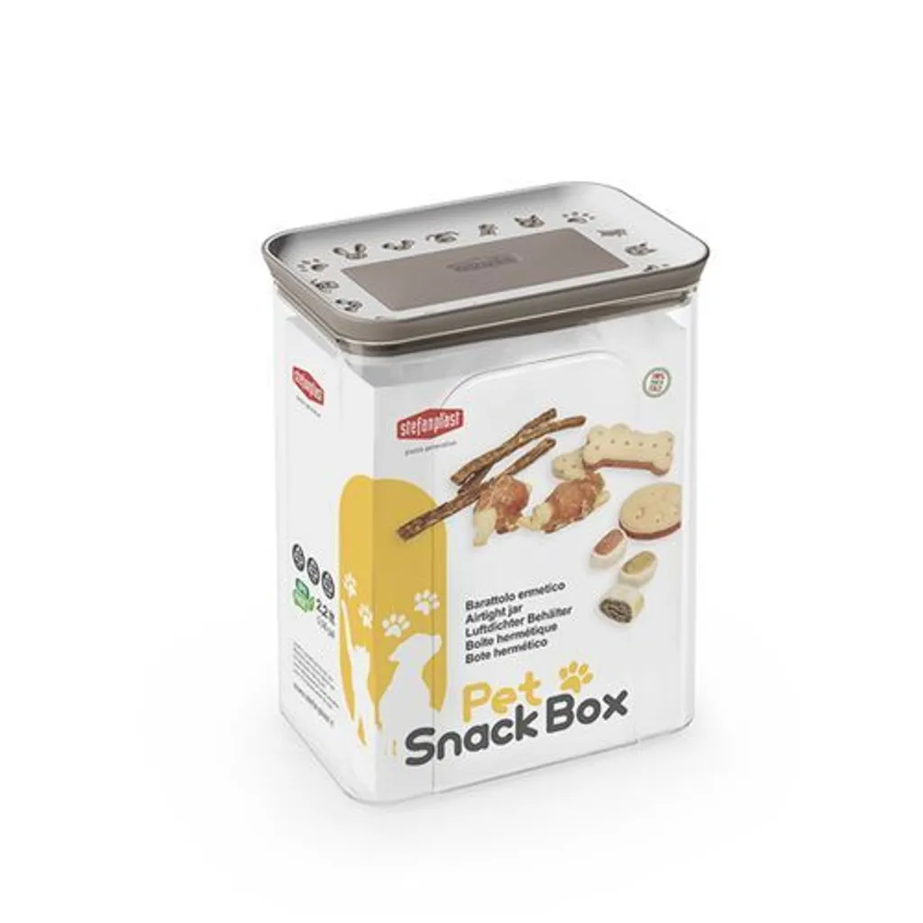 Cassetta ermetica SNACK per alimenti 2,2l beige Zolux