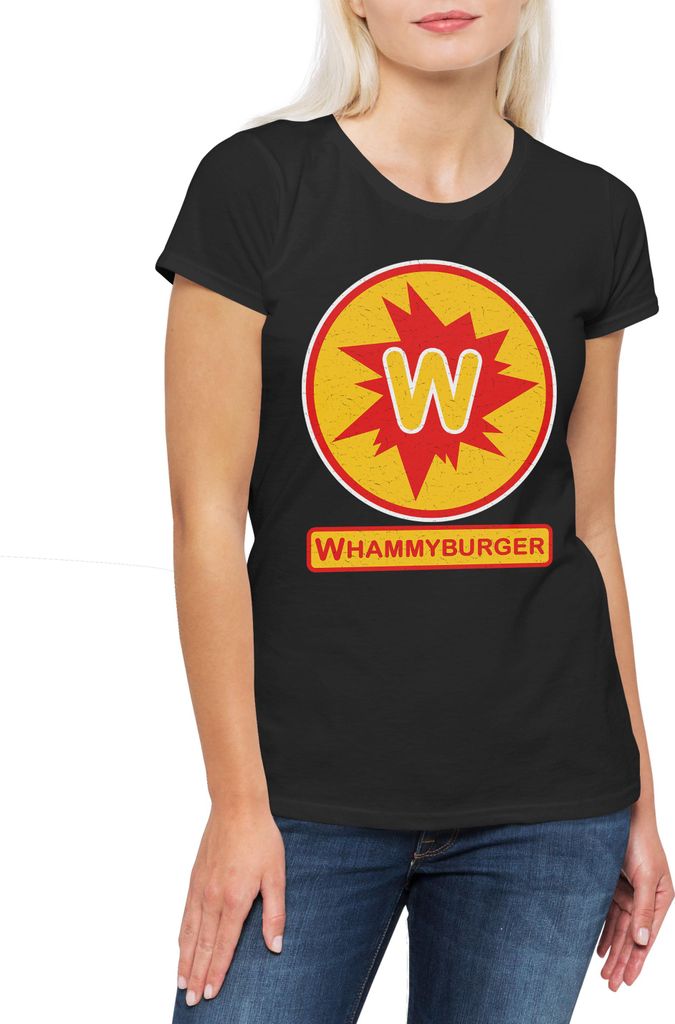 Urban Backwoods Whammyburger, Damen T-Shirt, Farbe: Schwarz, Größe: S
