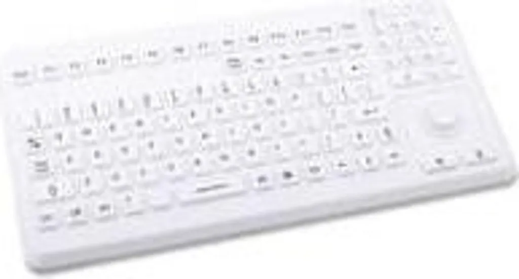 Clavier pour bloc opératoire Gett TKG-104-MB-IP68 noir spécial hygiène