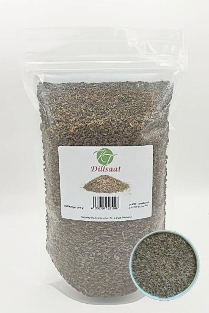 K T 500 g / 0,5 Kg Dillsaat ganz Dillsamen Gurkenkümmel Produktbild 