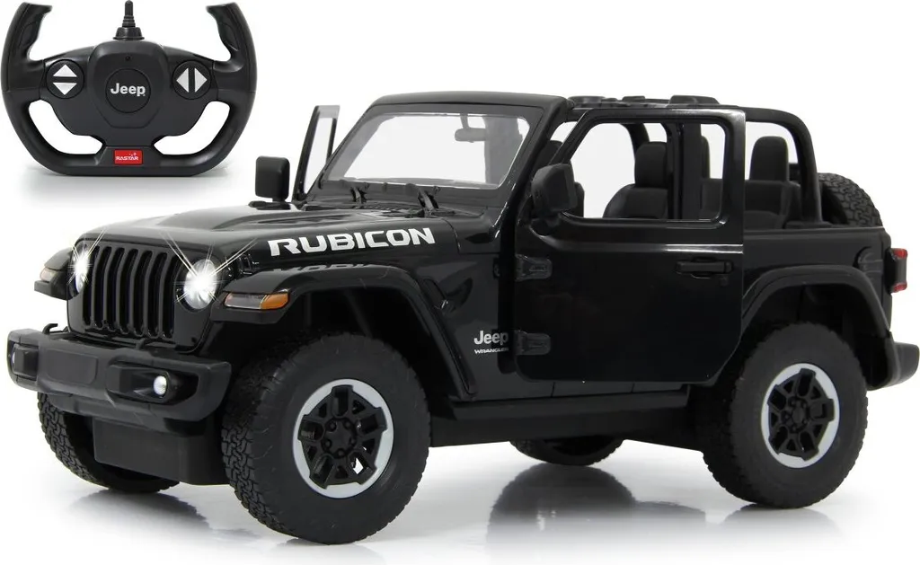 Jeep Wrangler JL 1:14 Noire - Finies les interférences avec le 2,4GHz