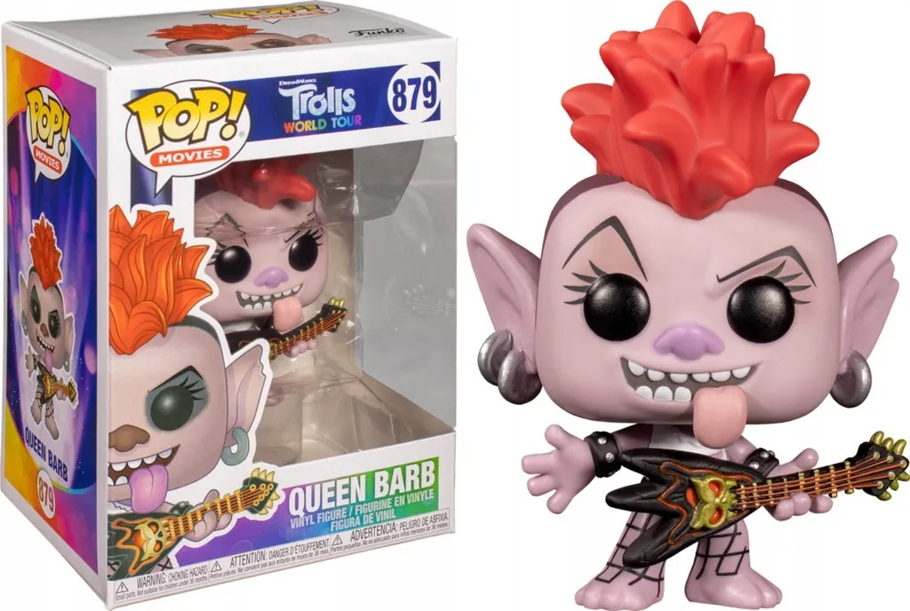 Funko Pop Trolls World Tour Queen Barb 879 Cadeau Déco Geek Enfant