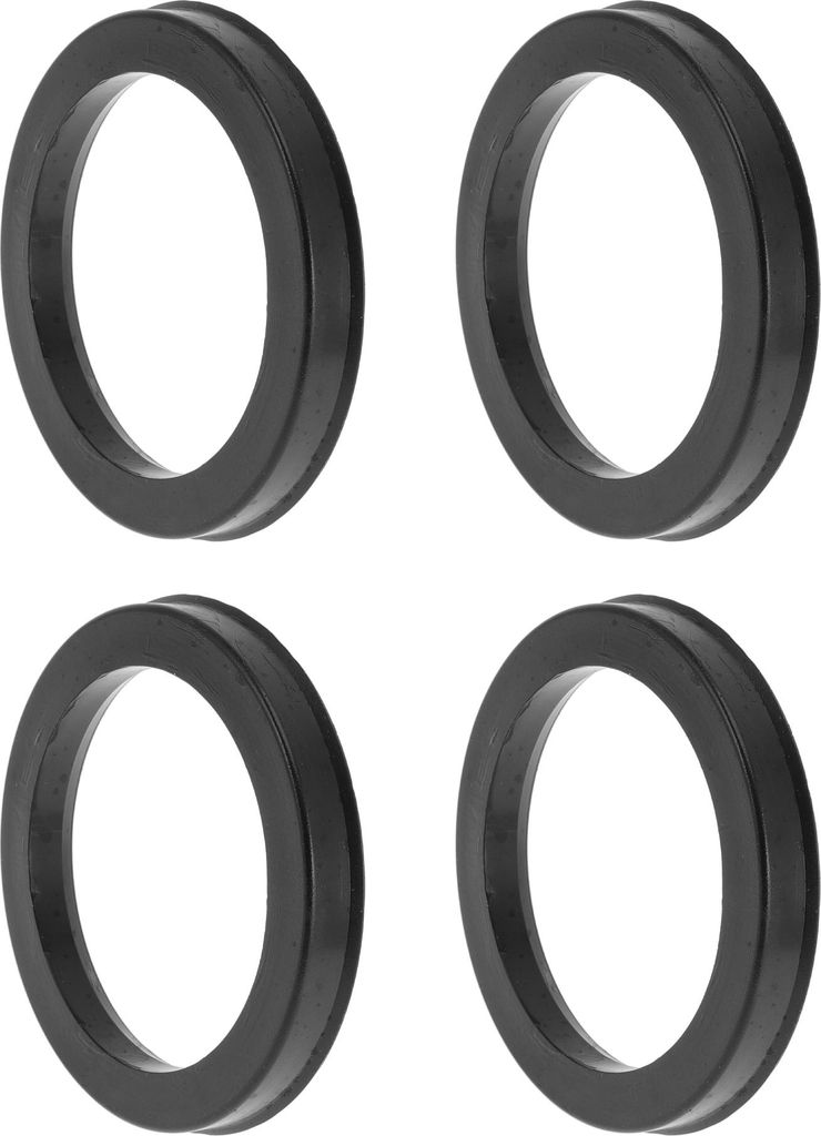 87,1 mm bis 66,1 mm Auto-Radnaben-Zentrierringe Schwarz aus Polycarbonat Räderzentrumswelle Stoßdämpfende Nabenringe 4 Stück