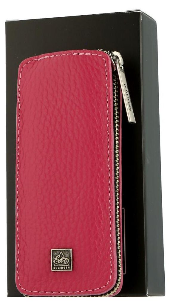 Erbe Solingen Maniküre-Etui mit Reißverschluss in Pink Produktbild 