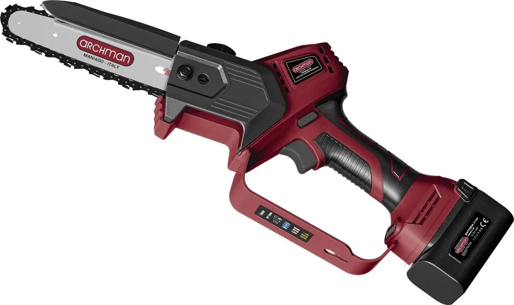 Élagueuse portative 21V Archman PE03, guide 150mm, 2 batteries pour jardin