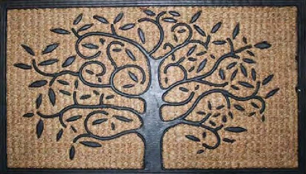 40x70 cm Fussmatte Kokos + Gummi Baum - für drinnen und Produktbild 