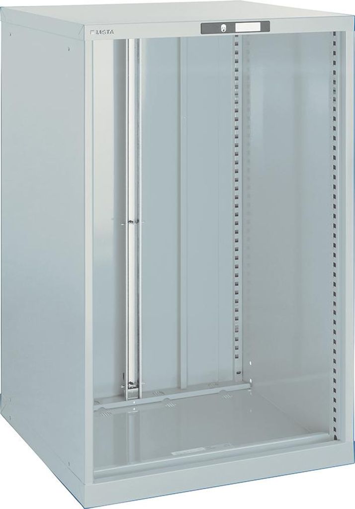 LISTA Schrankgehäuse 36x36 E B717xT725xH800mm RAL 7035 NH 700mm