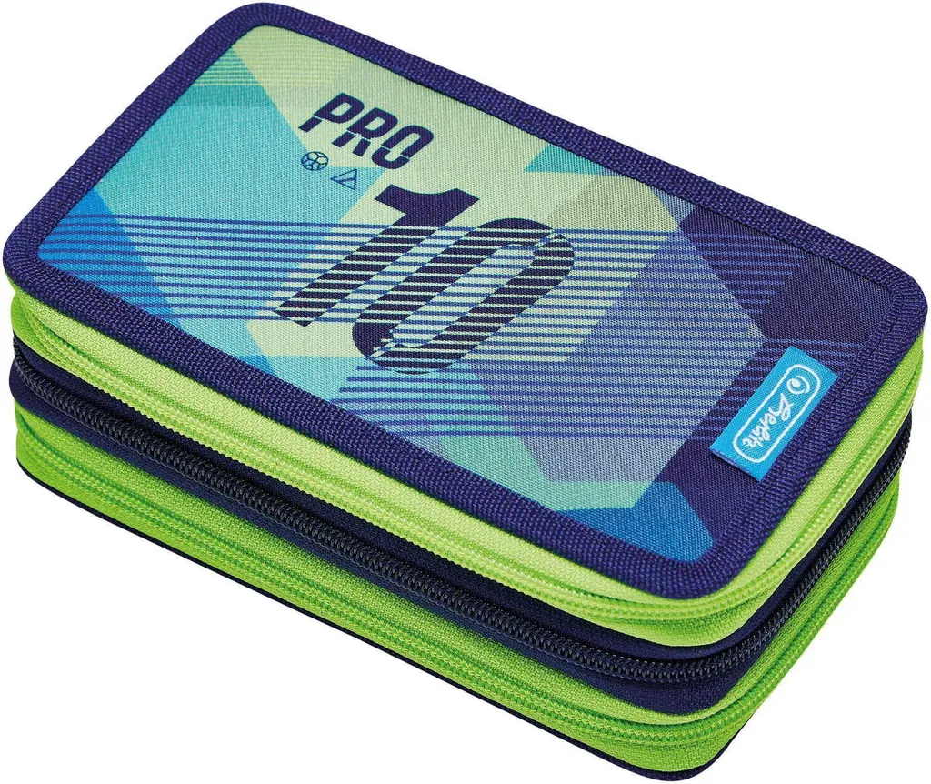 Trousse scolaire pour enfant TriCase Green Goal avec kit 31 pièces