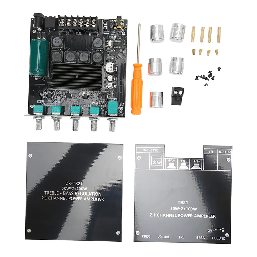 Scheda amplificatore di potenza BT, scheda amplificatore digitale BT, modulo amplificatore di potenza wireless, scheda amplificatore subwoofer, modulo amplificatore di potenza digitale, scheda amplificatore di potenza - 2