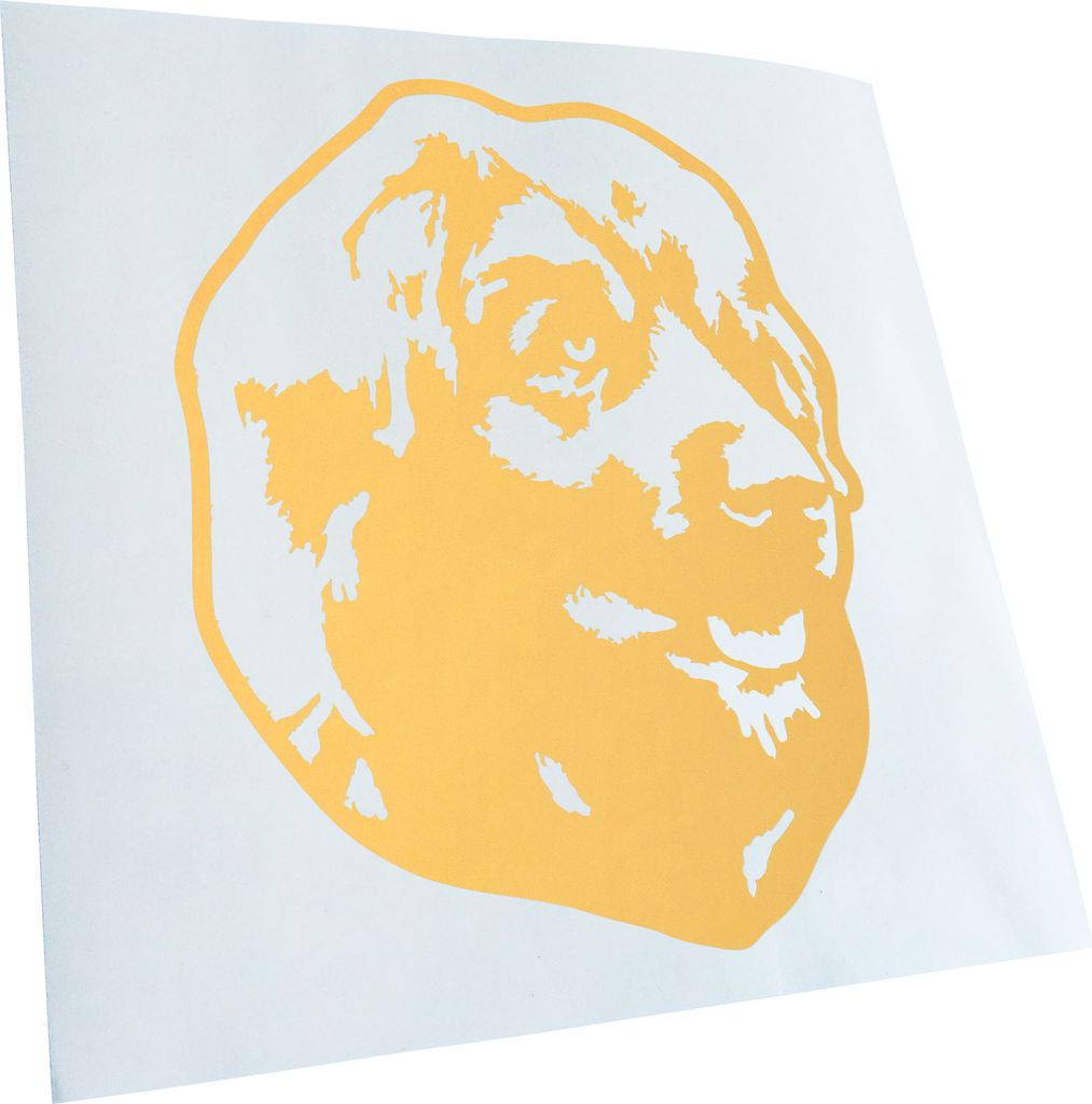Kiwistar - Autoaufkleber - Leonberger Hund - Creme - 24x18cm - Aufkleber für Auto, Laptop, Fahrrad, LKW, Motorrad Mehrfarbig JDM Decal Racing