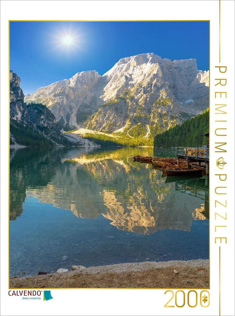 CALVENDO Puzzle Pragster Wildsee 2000 Teile Puzzle hoch | 2000 Teile Lege-Größe 90x67cm Foto-Puzzle für glückliche Stunden