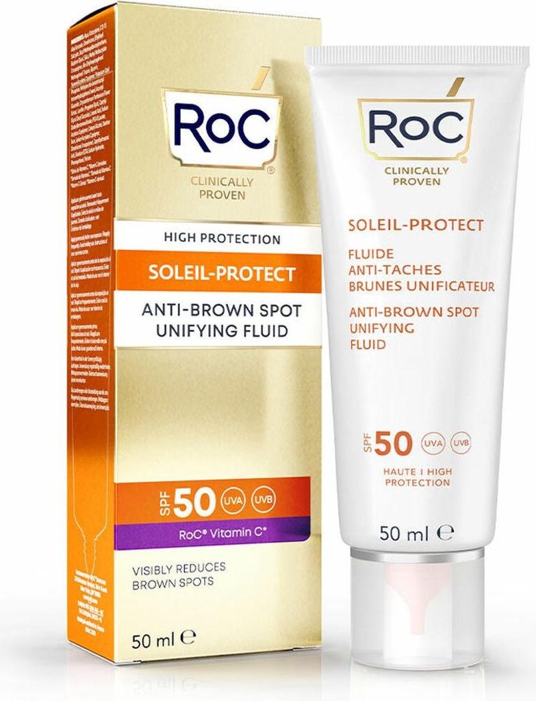 ROC Soleil-Protect sjednocující fluid proti hnědým skvrnám Obrázek produktu 