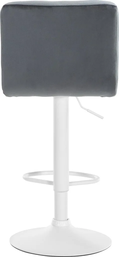 Recensione Sgabello in Velluto Grigio e Bianco: Comfort e Design - 4
