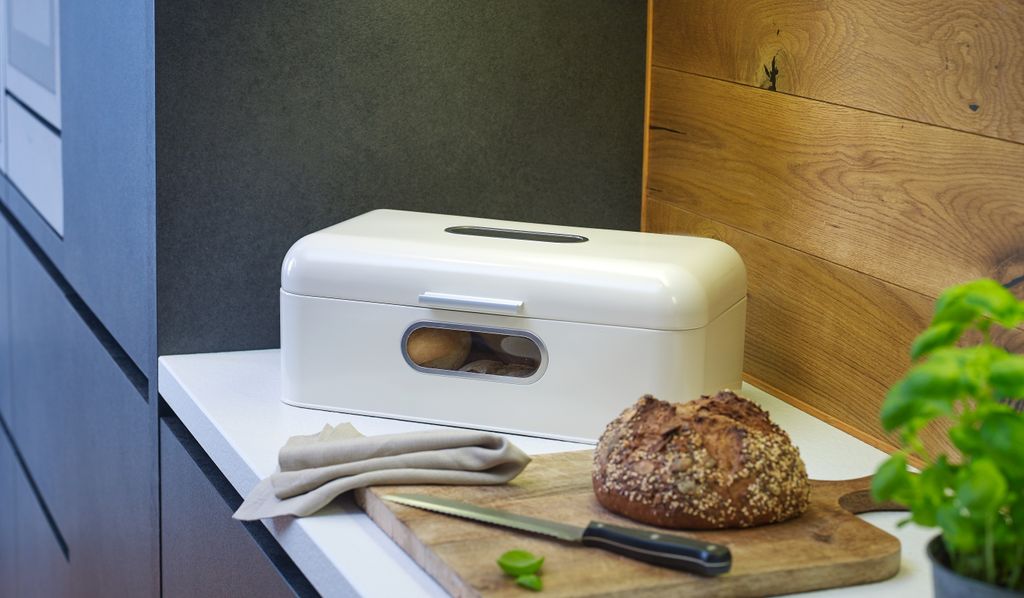 Echtwerk Retro Brotkasten aus Metall mit Sichtfenster, Produktbild 6