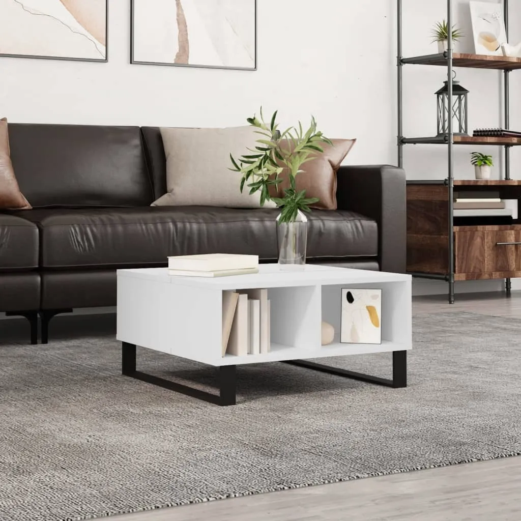 Arreda con Stile: Tavolino Bianco 60x60x30 Legno Best Möbel Cloris