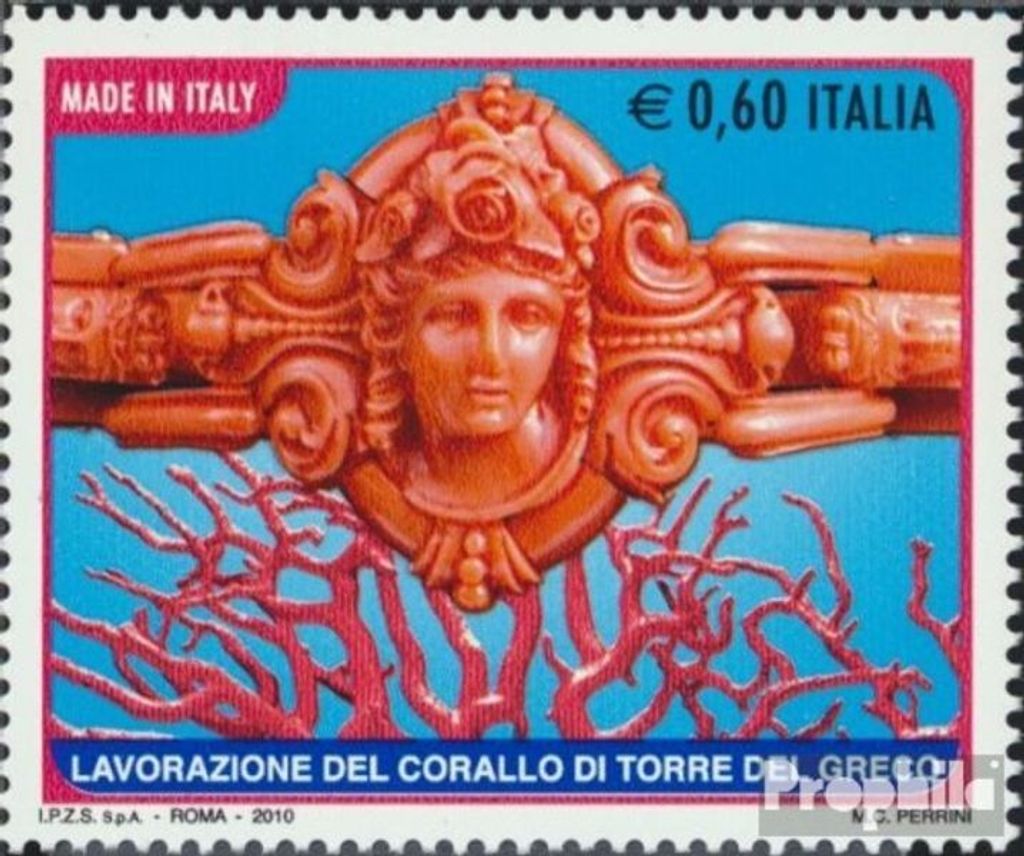 Briefmarken Italien 2010 Mi 3404 (kompl.Ausg.) postfrisch  Produktbild 