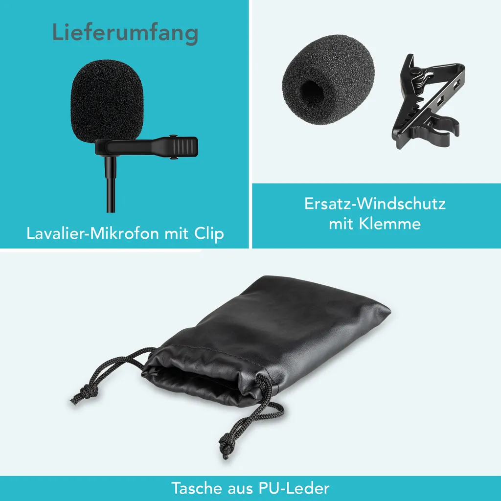 Instarter Microfono Lavalier USB-C - Migliora l'audio di Meeting e Call - 5