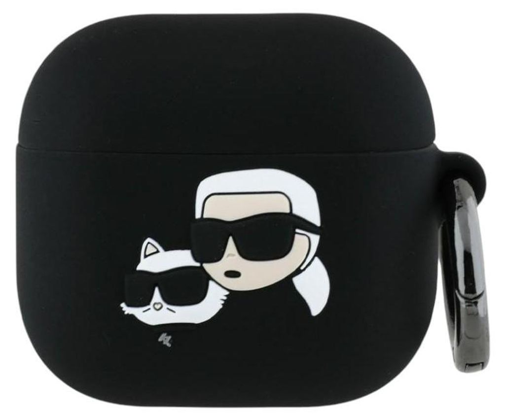 Karl Lagerfeld Kla4Runkchk Airpods 4 Cover Nero/Nero Immagine del prodotto 