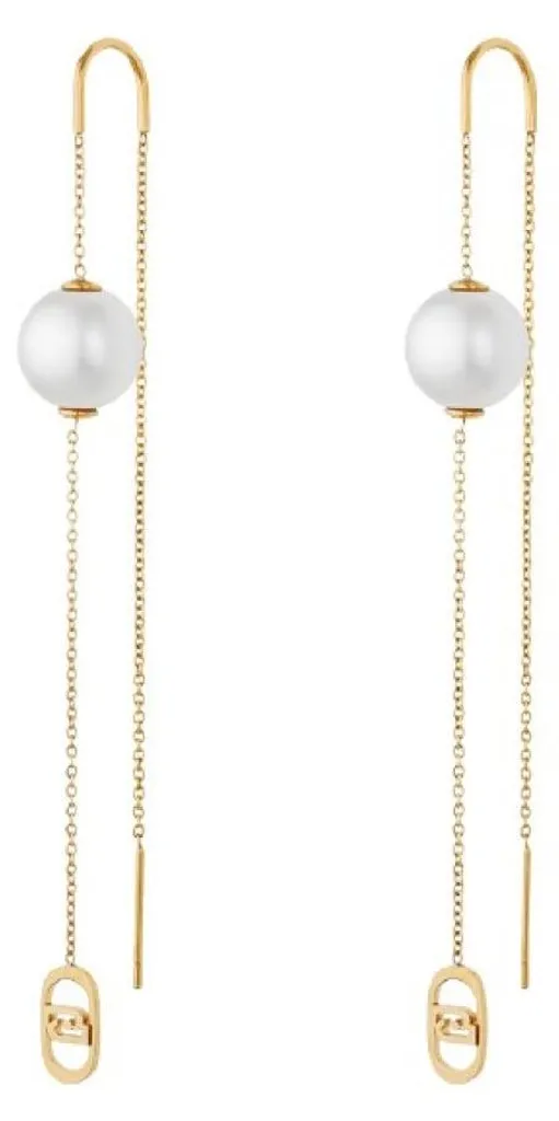 Boucles d'oreilles plaquées or perle synthétique LJ3011 - Élégance Chic