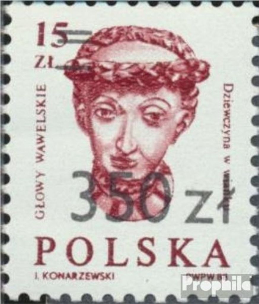 Briefmarken Polen 1990 Mi 3253 (kompl.Ausg.) postfrisch Freimarke