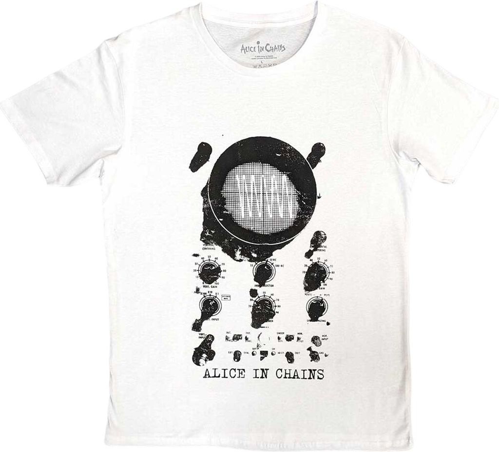 Alice In Chains - T-Shirt für Herren/Damen Uni RO12169 (L) (Weiß)