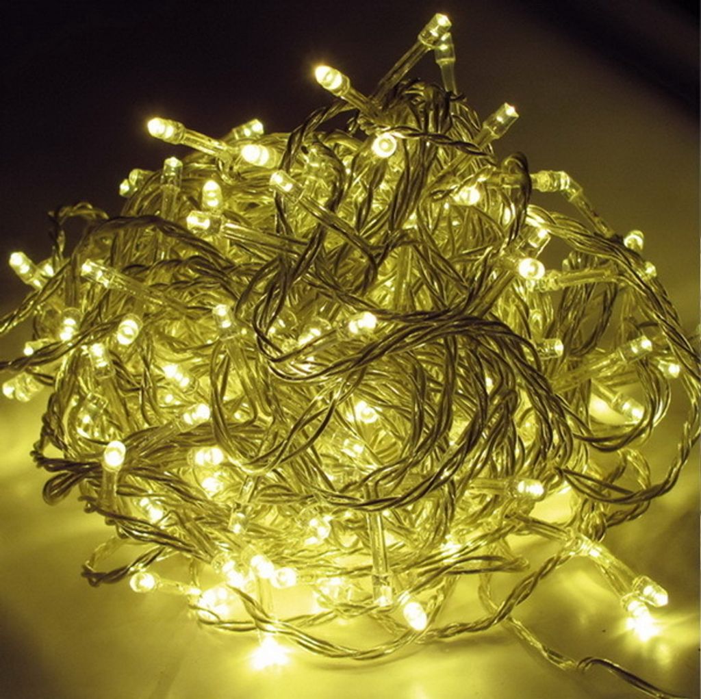LEX 300er LED Lichterkette, warmweiss Kabel transparent LK014W