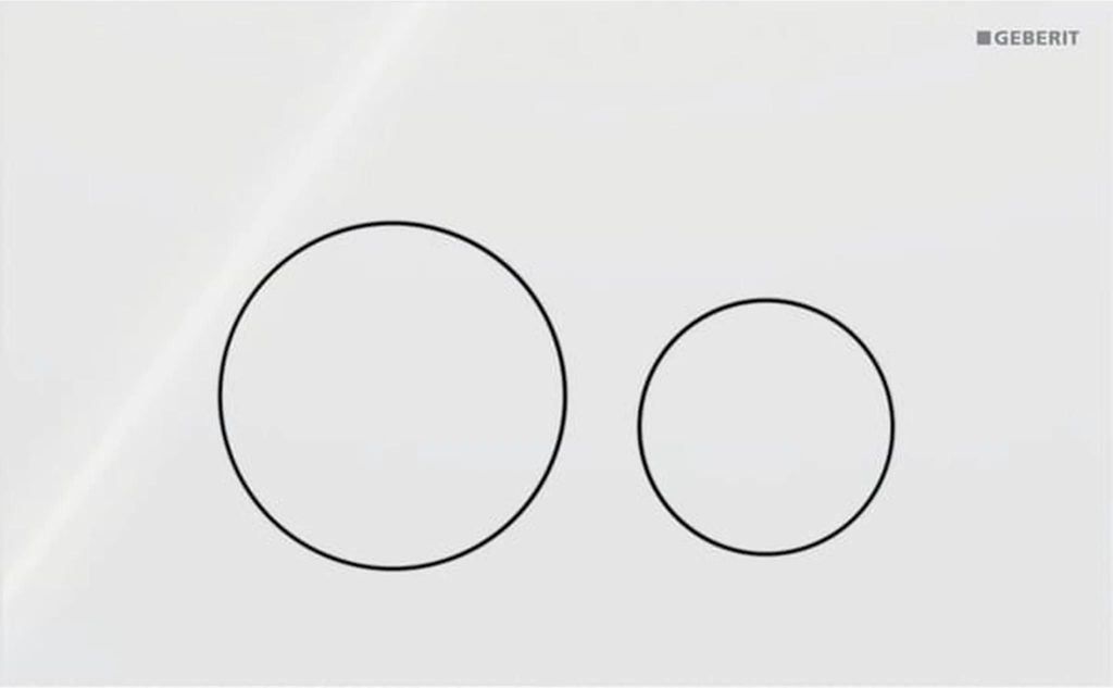 Geberit Sigma 40 Betätigungsplatte für 2-Mengen-Spülung Produktbild 