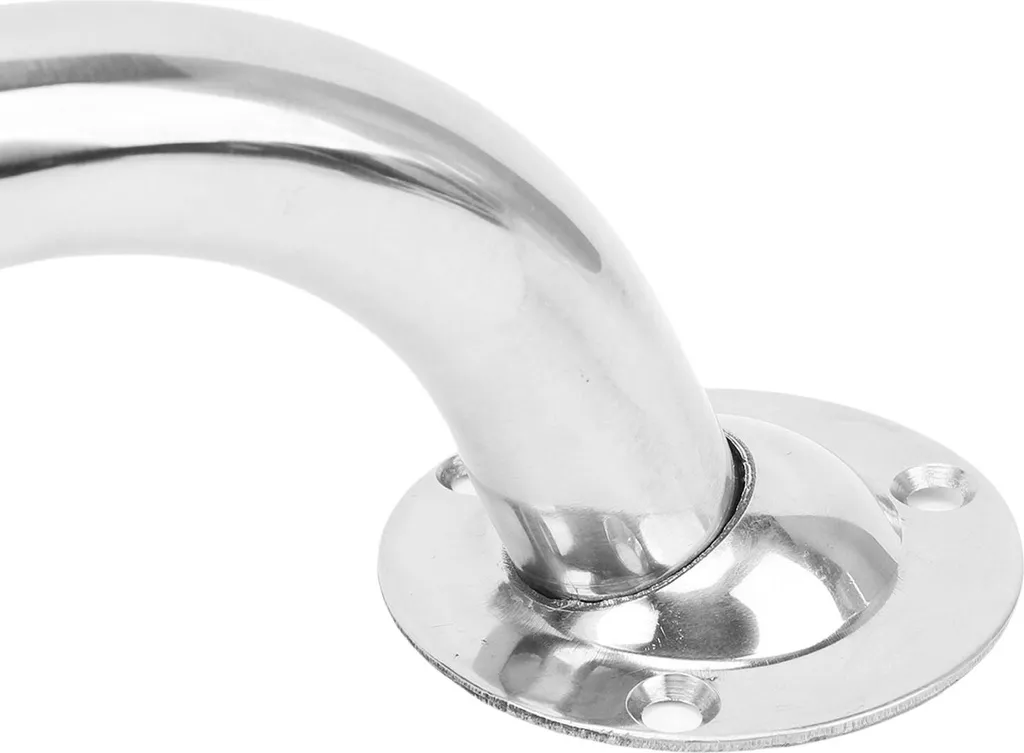 Main Courante Marine de 362 mm en Inox Brillant pour Yacht et Bateau