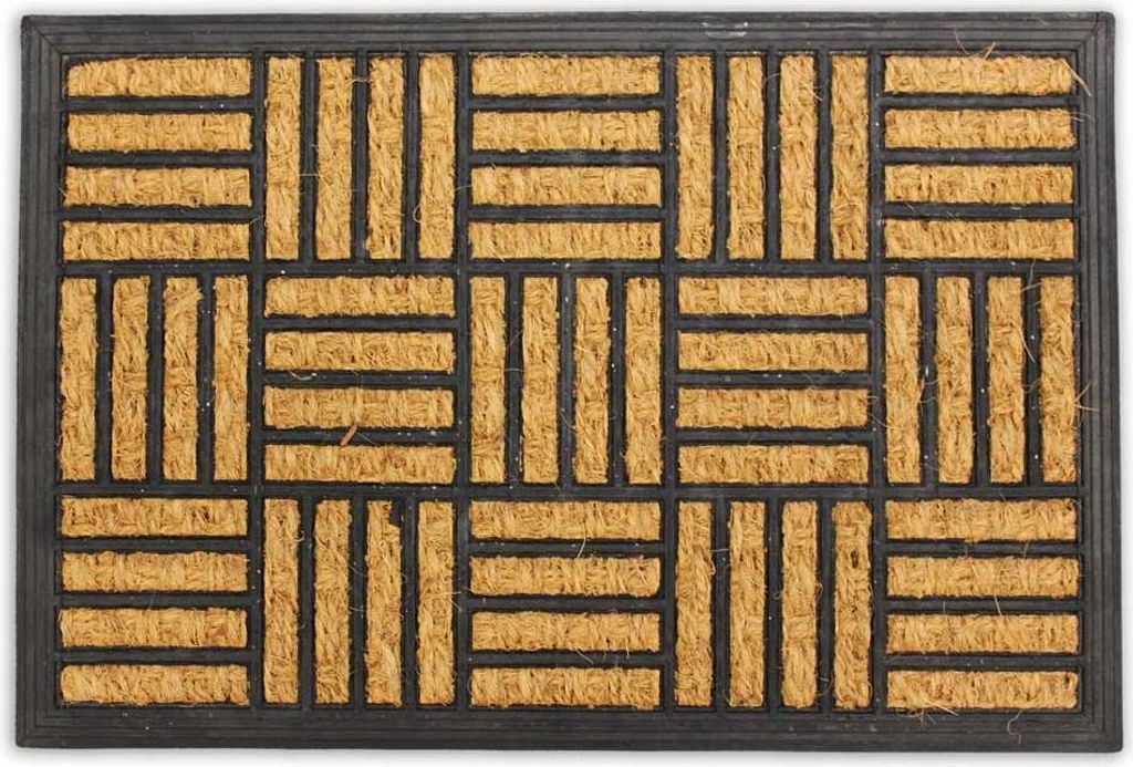 HOME ELEMENTS Rohož PP + kokos, design SQUARES, 40x60cm Obrázek produktu 
