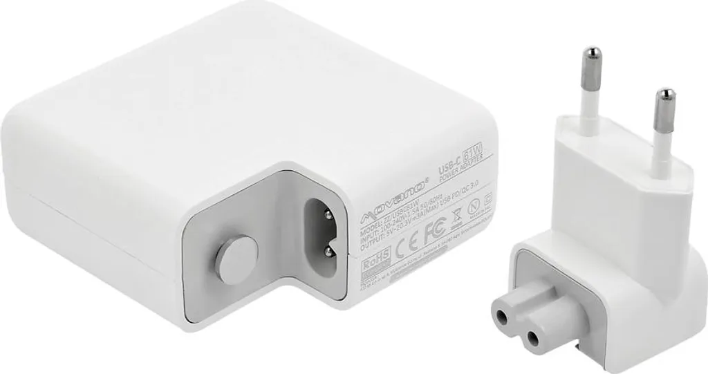 Chargeur USB-C 61W pour MacBook Pro Apple - Adaptateur Secteur Blanc