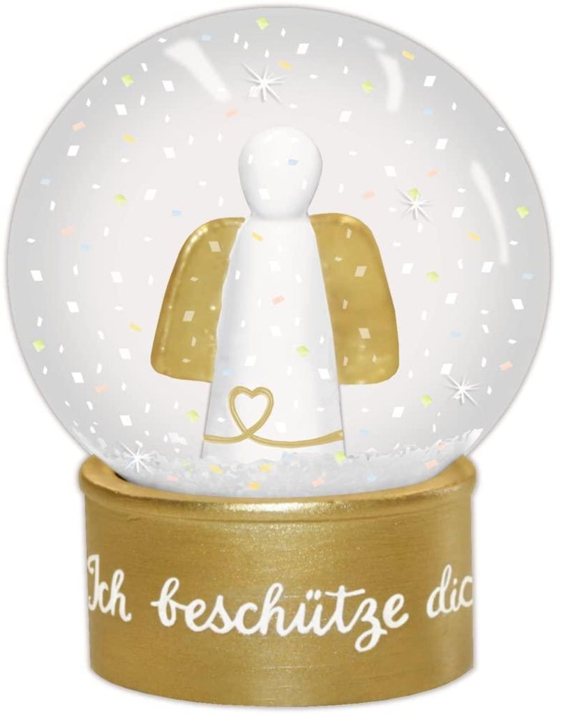 Glitzerkugel Schutzengel - Ich beschütze dich Produktbild 