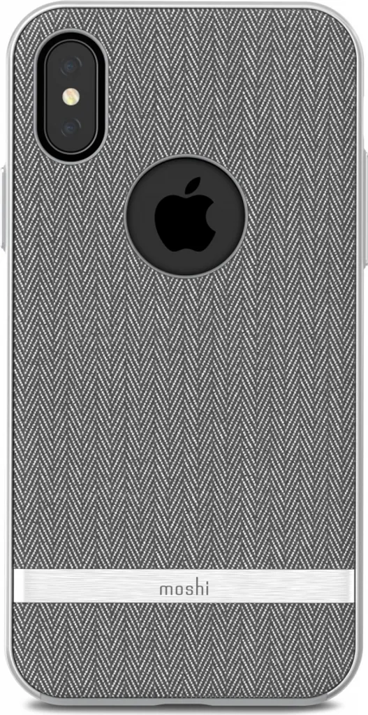 Étui de Protection iPhone XS pour Usage Quotidien - Moshi Vesta Gris