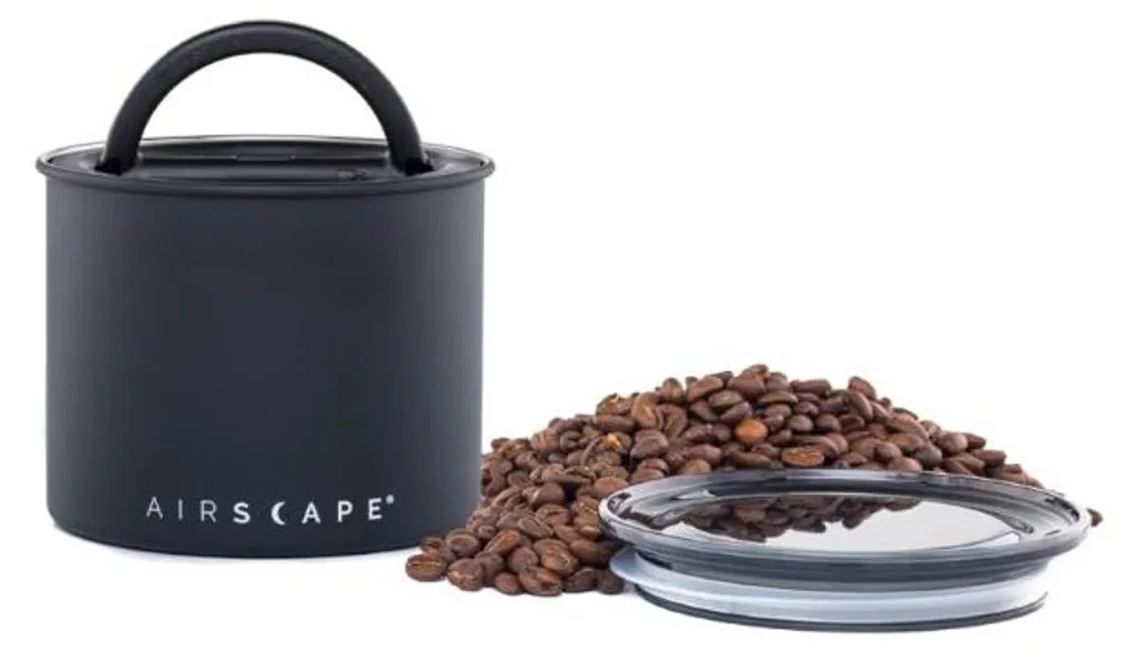 Récipient de Conservation Hermétique en Inox pour Café et Arômes Noir