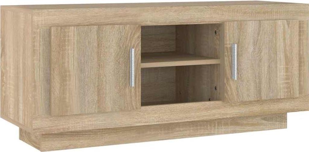 vidaXL TV skříňka Sonoma dub 102x35x45 cm odvozený výrobek Obrázek produktu 