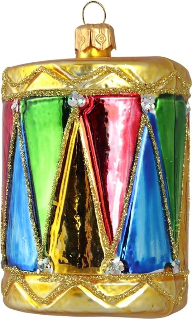 Bunte Weihnachtstrommel
