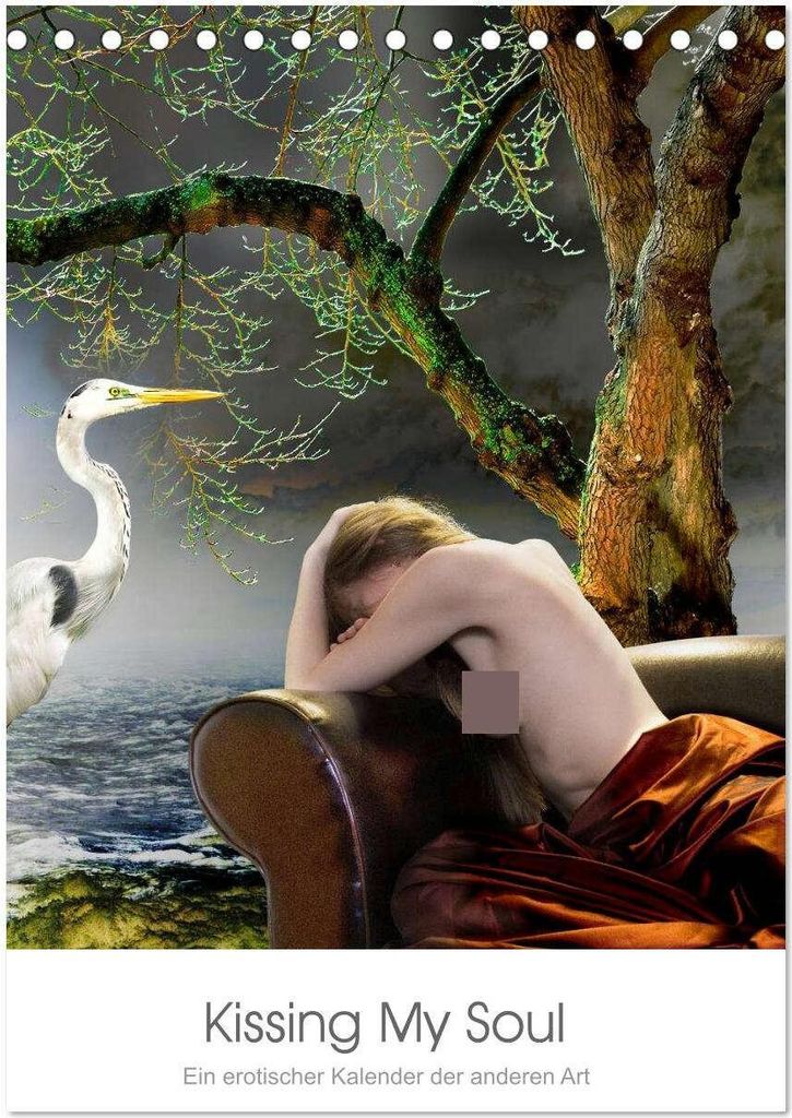 Kissing My Soul. Ein erotischer Kalender der anderen Art (Tischkalender 2026 DIN A5 hoch), CALVENDO Monatskalender