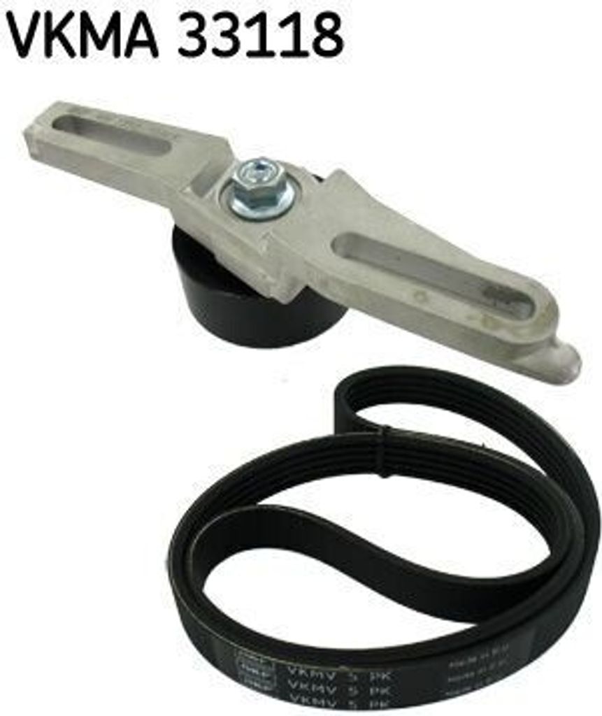 SKF VKMA 33118 Keilrippenriemensatz passend für PEUGEOT 306 Schrägheck (7A, 7C, N3, N5)