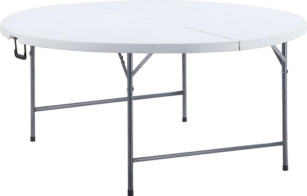 Klappbarer Runder Tisch, 180 x 74 cm