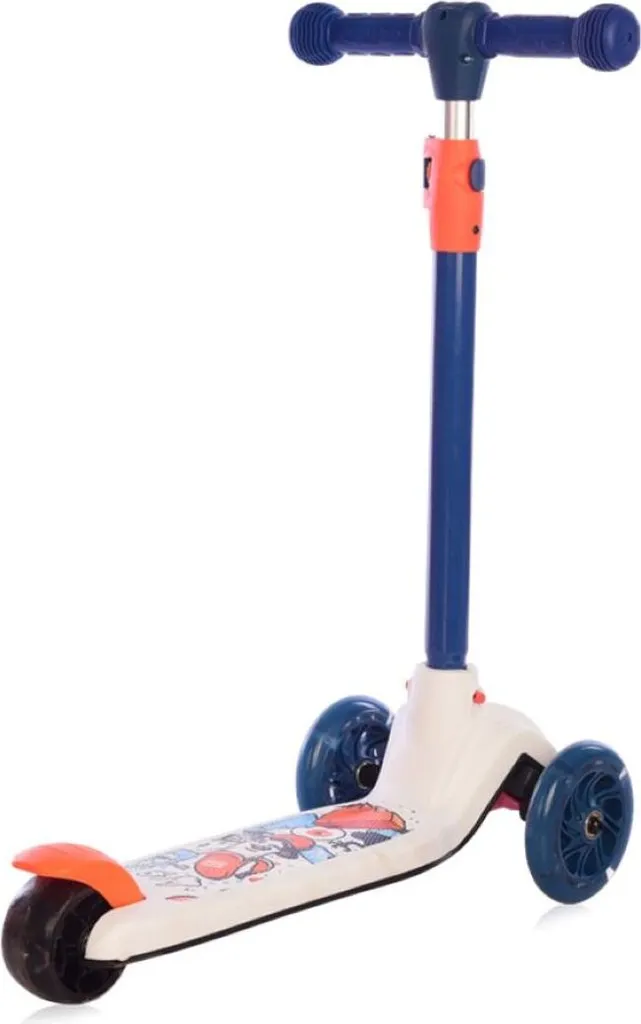 Trottinette 3 roues stable pour apprendre l'équilibre Lorelli Tamtam bleu - 3