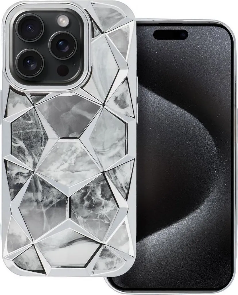 Custodia TWINKI compatibile con iPhone 16 Plus argento