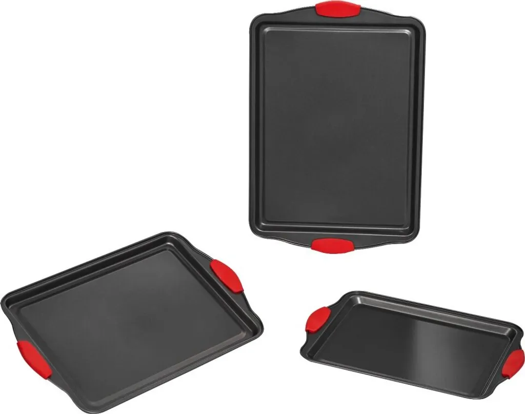 Offerta Set 3 Teglie Forno Antiaderenti Acciaio al Carbonio - Limited