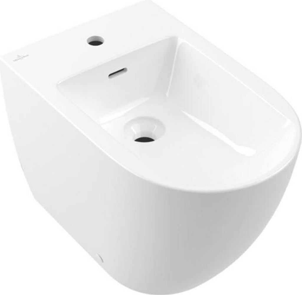 V&B Stand-Bidet Subway 3.0 37x59,5cm, 1 Hahnl., m ÜL, weiß C-plus