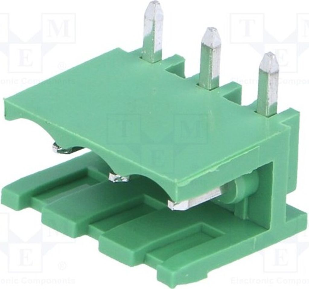 5x Klemmleiste abschaltbar 5mm mit 90°-Winkel Wege: 3 Buchse 2EDGR-5.0-03P-14-00A(H)