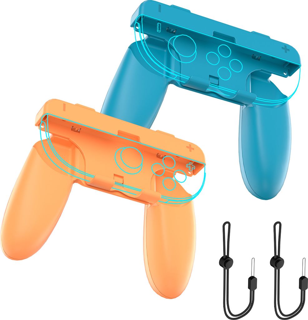 INF Ergonomische Komfortgriffe für Nintendo Switch Joy-Cons