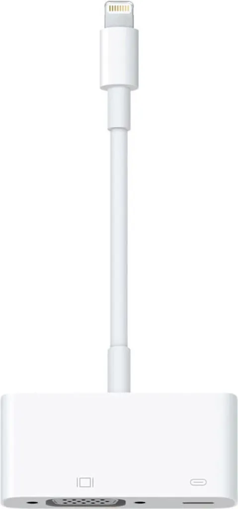 Adattatore Apple MD825ZM/A da Lightning a VGA Video HD 1080p Bianco