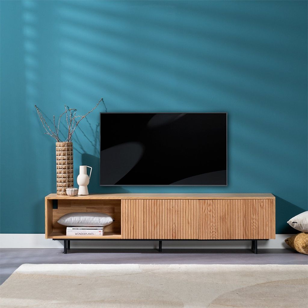 Bronx71 TV-Schrank Ray Eiche hell 180 cm Produktbild 