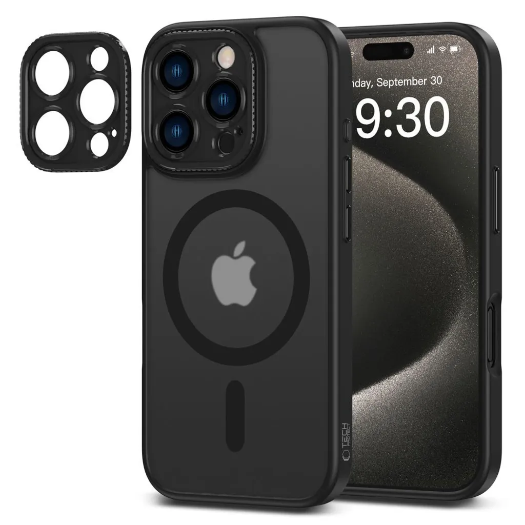 Tech-Protect Magcam Magsafe Iphone 16 Pro Max Nero opaco - 2