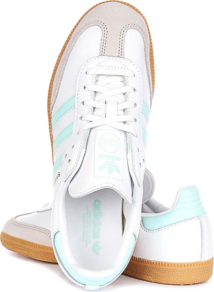 adidas gazelle silver green womens adidas Samba x Inter Miami - Ftwr White/Easy Mint main image 1